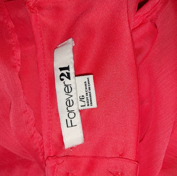 Forever 21 pink dress size large - Picture 4 of 7